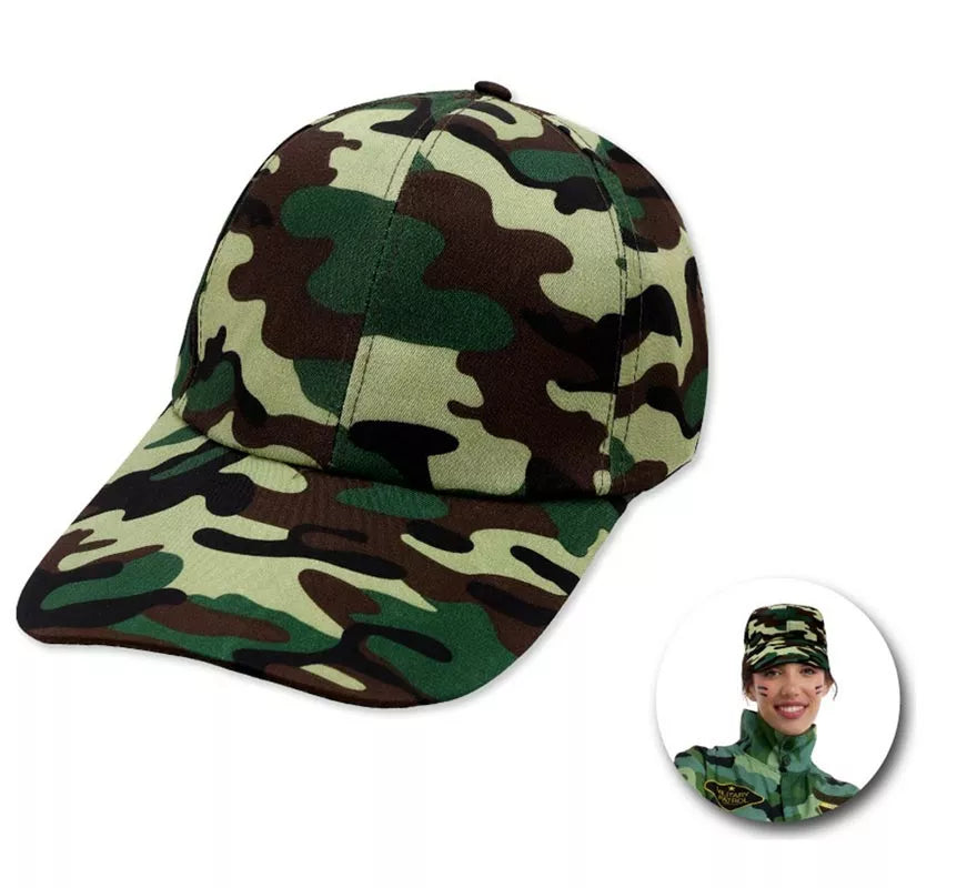 Translation missing: en.Gorra Militar Camuflaje adulto en varios colores