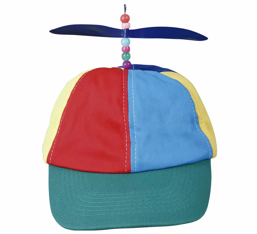 Gorra Multicolor con Ventilador