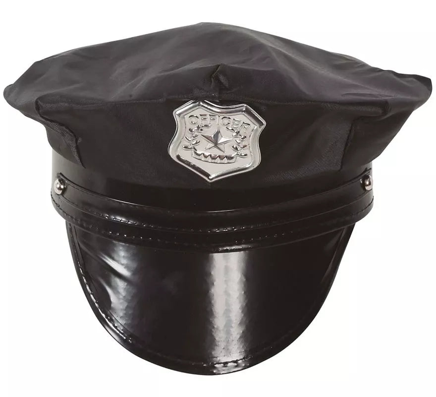 Translation missing: en.Gorra Policía infantil con placa dorada