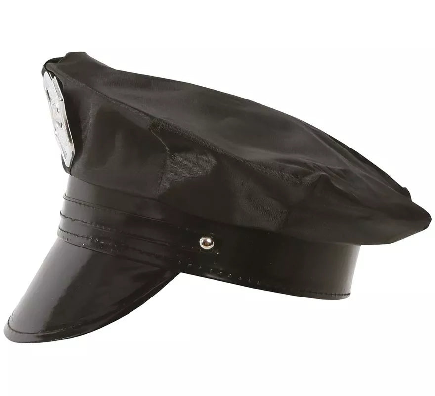 Translation missing: en.Gorra Policía infantil con placa dorada