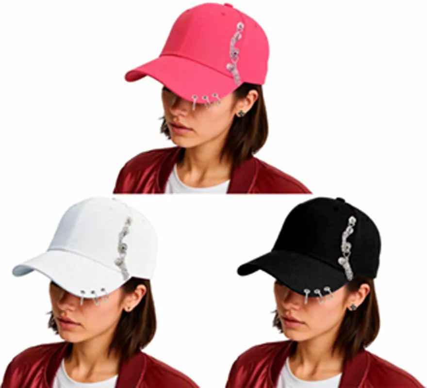 Translation missing: en.Gorra Punk con Visera y Cadenas en varios colores
