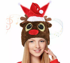 Light-Up Reindeer Dancing Hat
