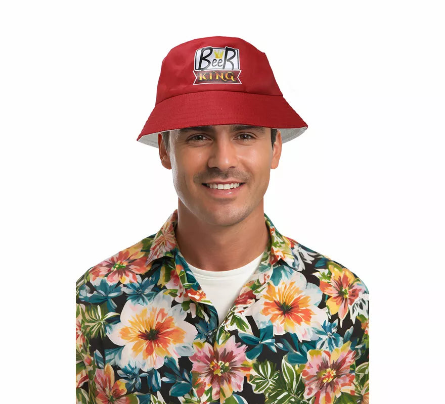 Translation missing: en.Gorro Beer King rojo adulto