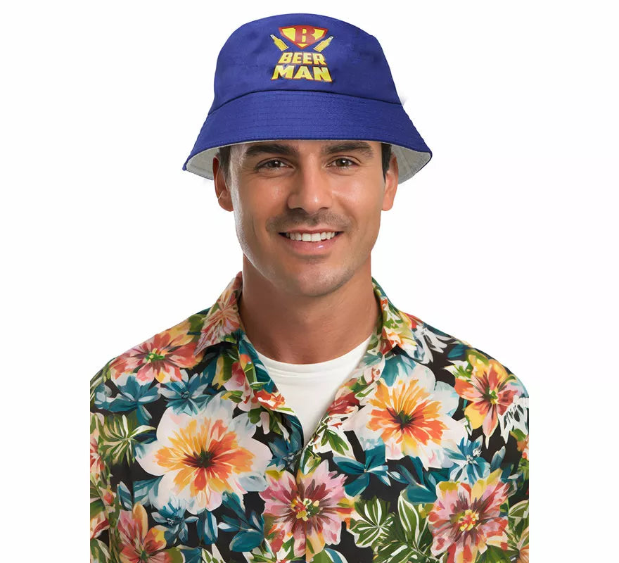 Translation missing: en.Gorro Beer Man azul adulto
