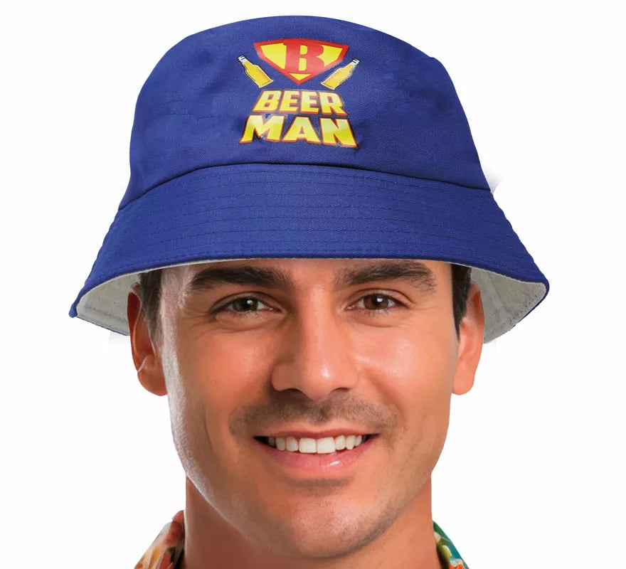 Translation missing: en.Gorro Beer Man azul adulto