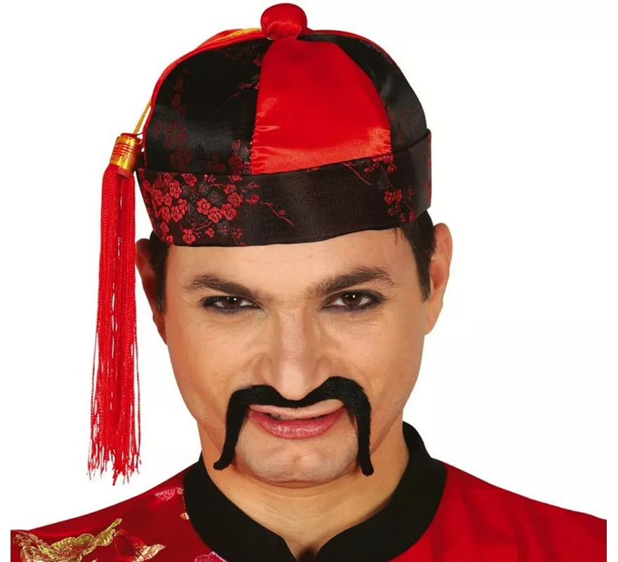 Gorro Chino Mandarín con borla