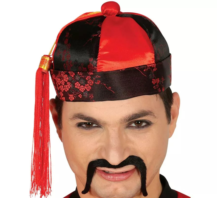 Gorro Chino Mandarín con borla