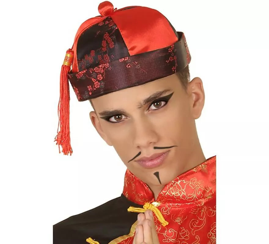 Translation missing: en.Gorro Chino Rojo con Borla