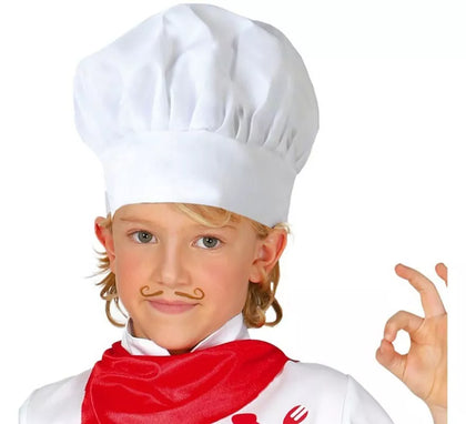 Gorro Cocinero Blanco de Tela