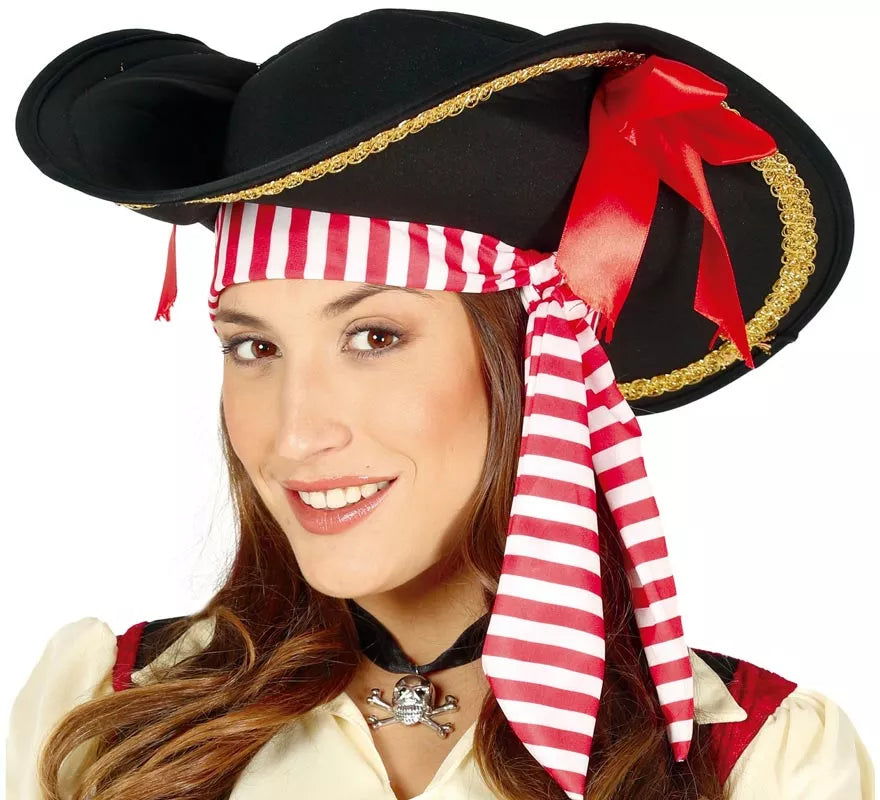 Gorro Corsaria con Lazo
