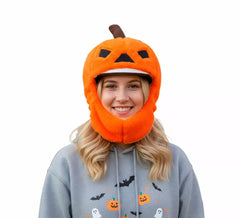 Pumpkin Hat for Full Face Motorcycle Helmets