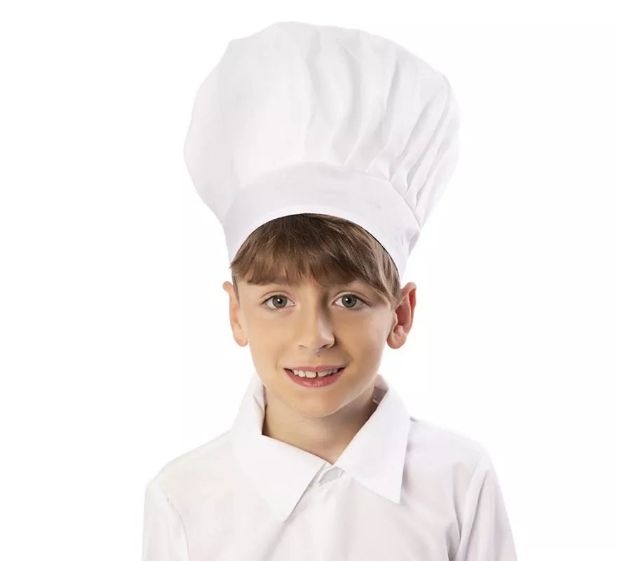 Translation missing: en.Gorro de Cocinero blanco infantil