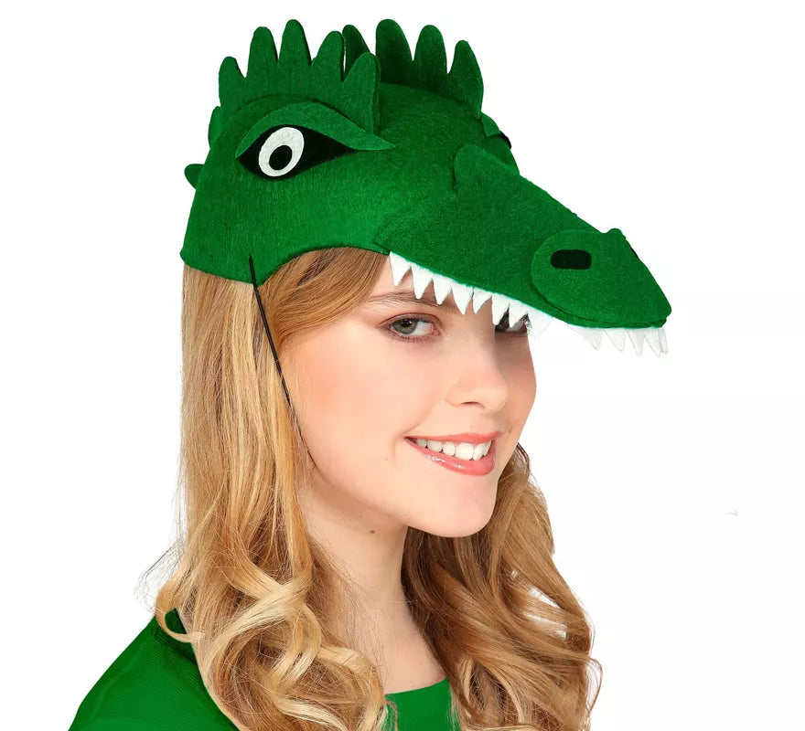 Gorro de Cocodrilo de Fieltro para niños