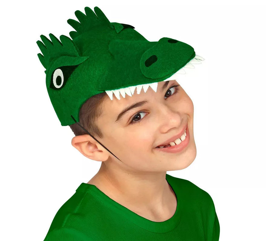 Translation missing: en.Gorro de Cocodrilo de Fieltro para niños