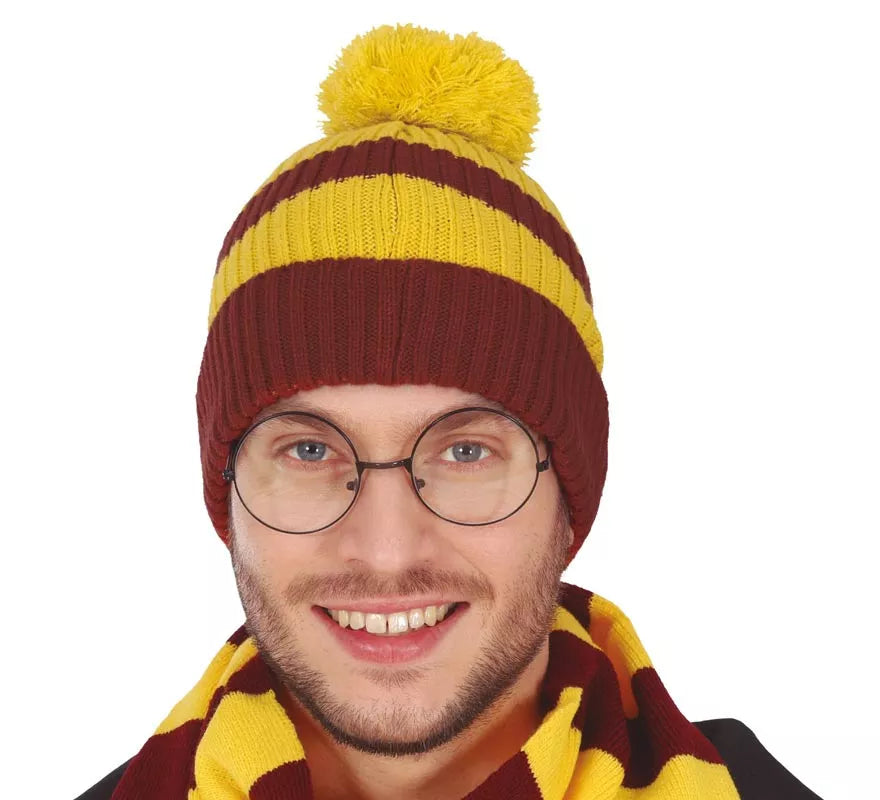 Gorro de Estudiante de Mago con Pompón