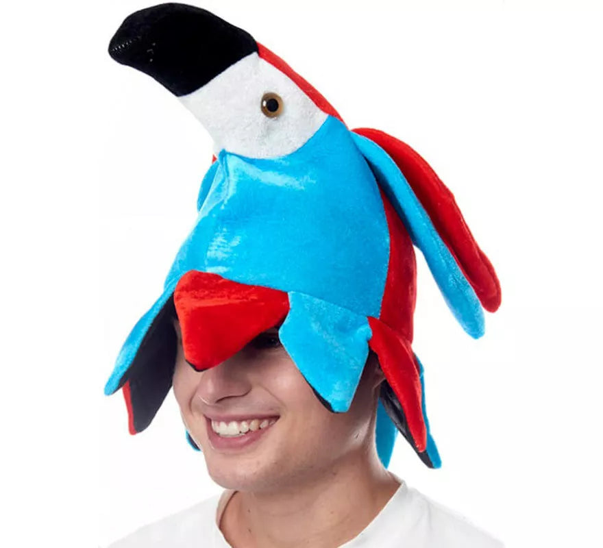 Translation missing: en.Gorro de Foam de Loro rojo y azul