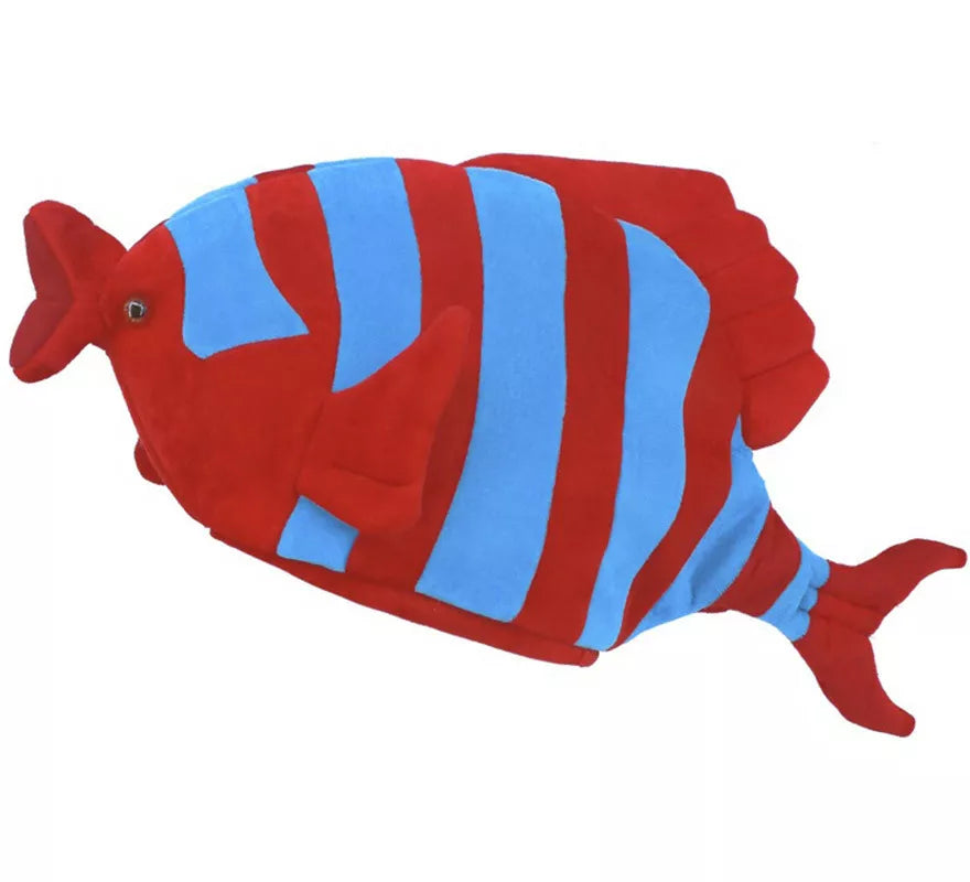 Translation missing: en.Gorro de Foam de Pez rojo y azul