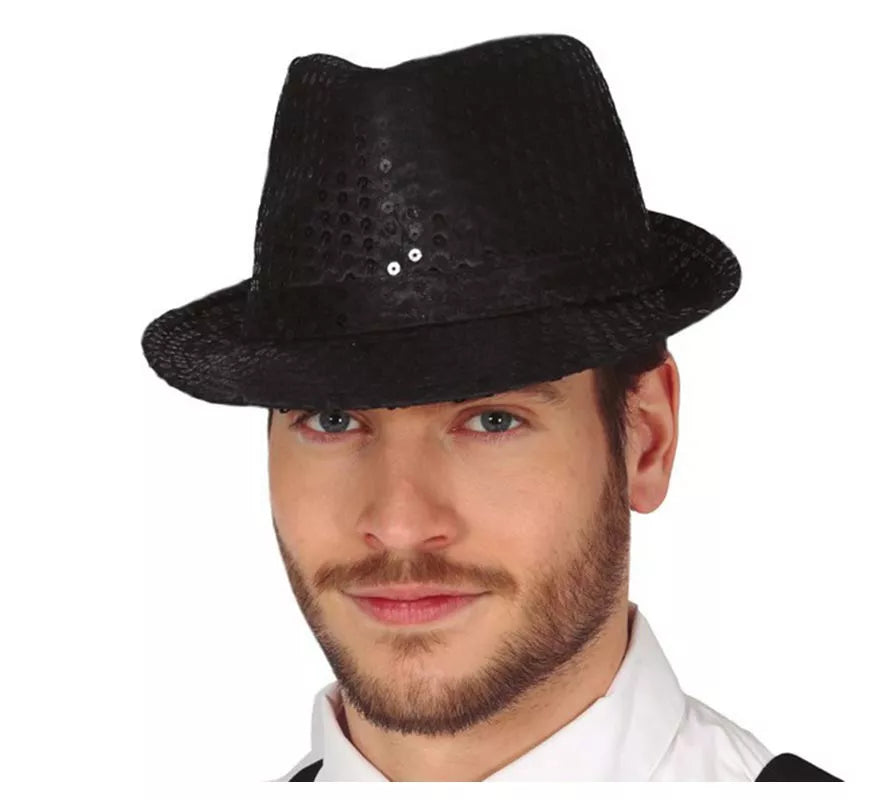Gorro de Gánster de Lentejuelas en varios colores
