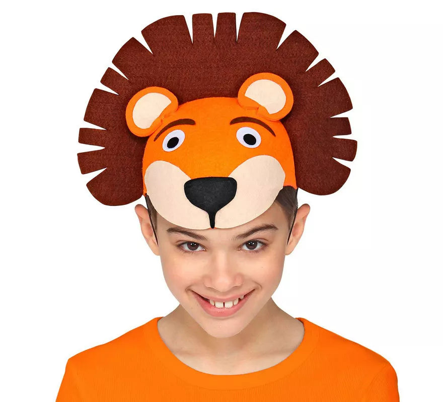 Translation missing: en.Gorro de León de Fieltro para niños