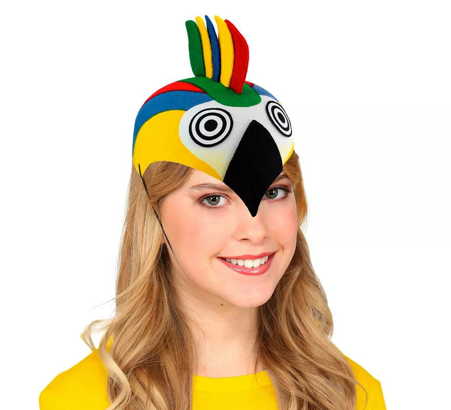 Translation missing: en.Gorro de Loro Colorido de Fieltro para niños
