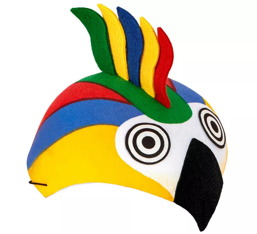 Translation missing: en.Gorro de Loro Colorido de Fieltro para niños