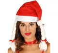 Gorro de Mamá Noel con Trenzas