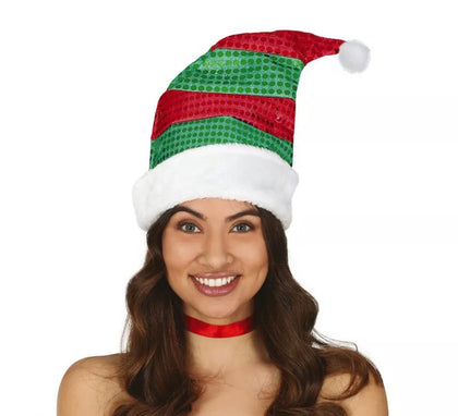 Gorro de Noel Verde y Rojo