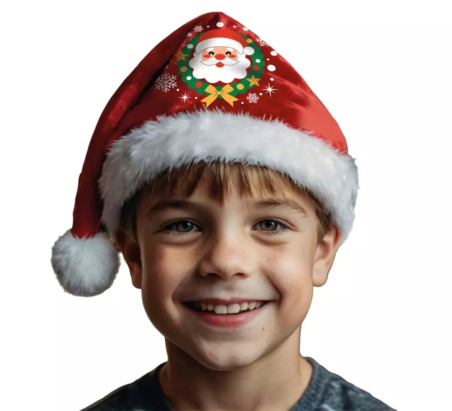 Translation missing: en.Gorro de Papá Noel con Purpurina rojo