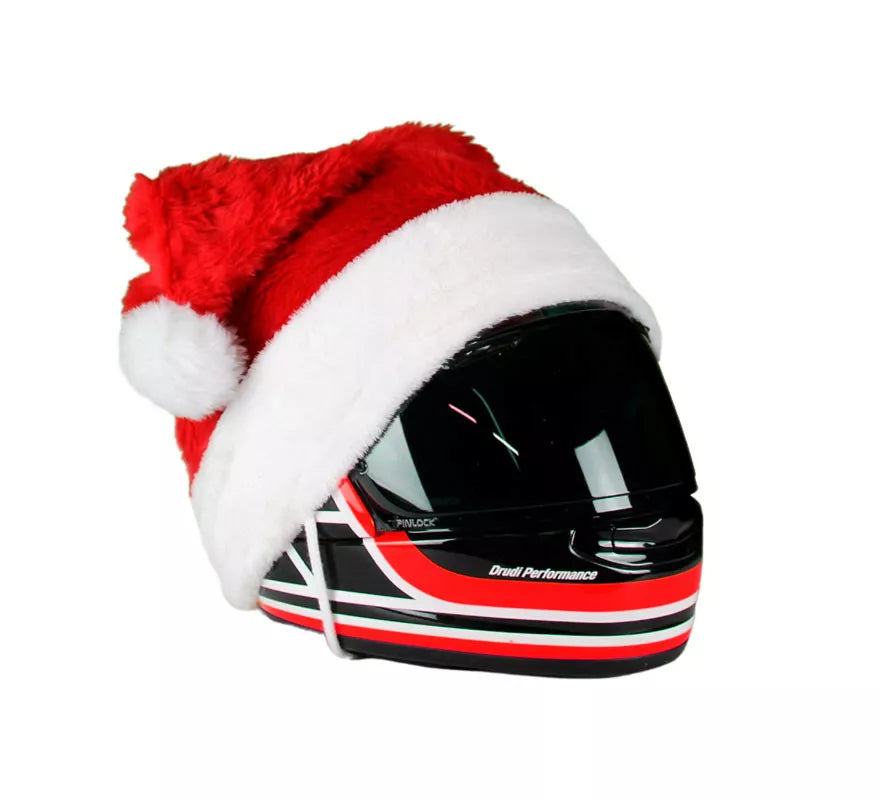 Translation missing: en.Gorro de Papá Noel Navidad para Cascos de Moto con sujeción