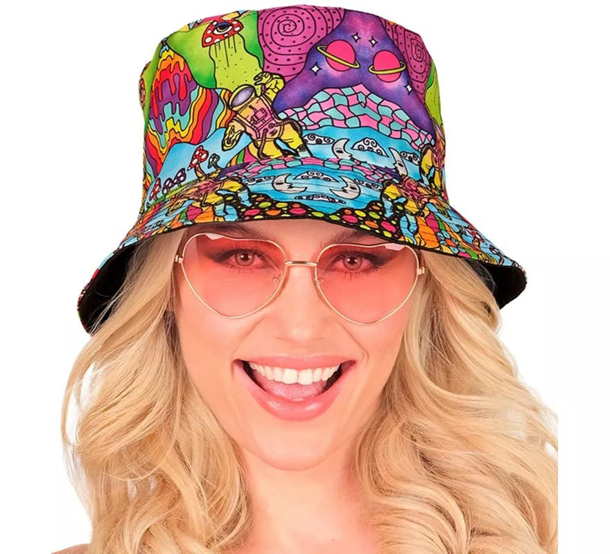 Gorro de Pescador Bucket Psicodélico