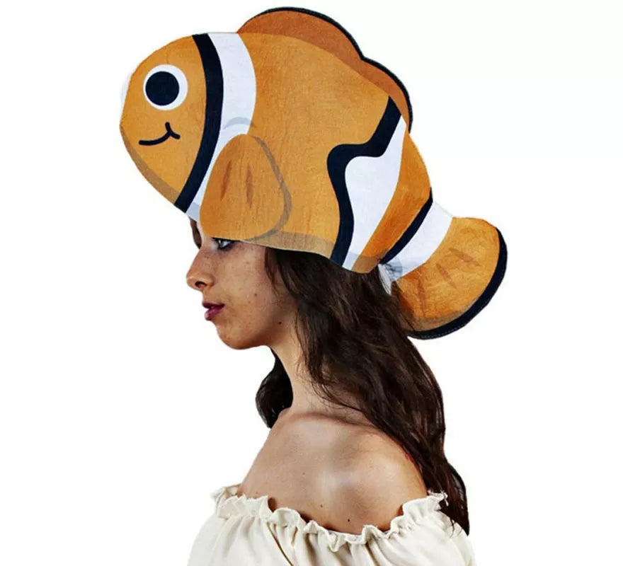Translation missing: en.Gorro de Pez Payaso naranja adulto