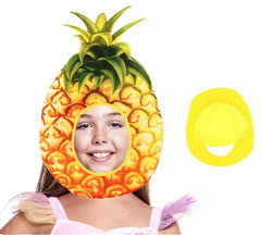Pineapple hat with leaves