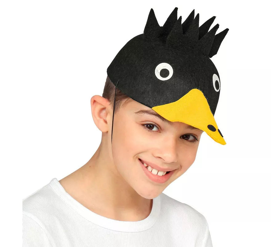 Gorro de Pingüino de Fieltro para niños