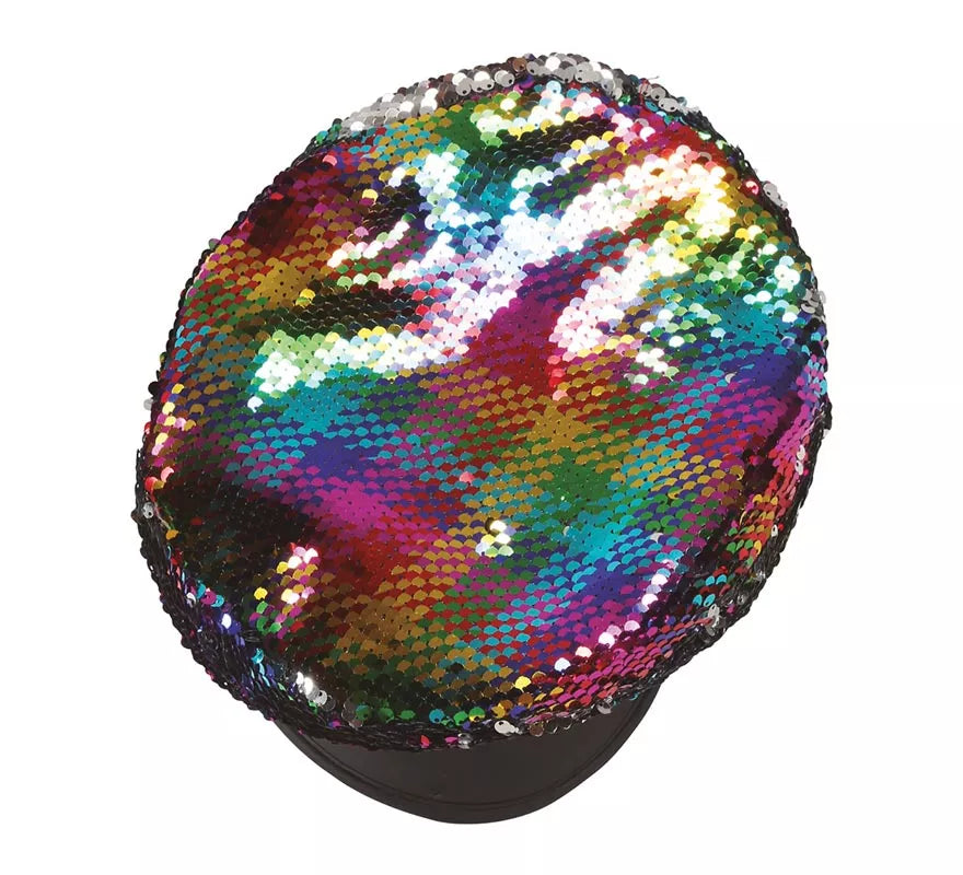 Translation missing: en.Gorro de Policía de Lentejuelas Multicolor para mujer