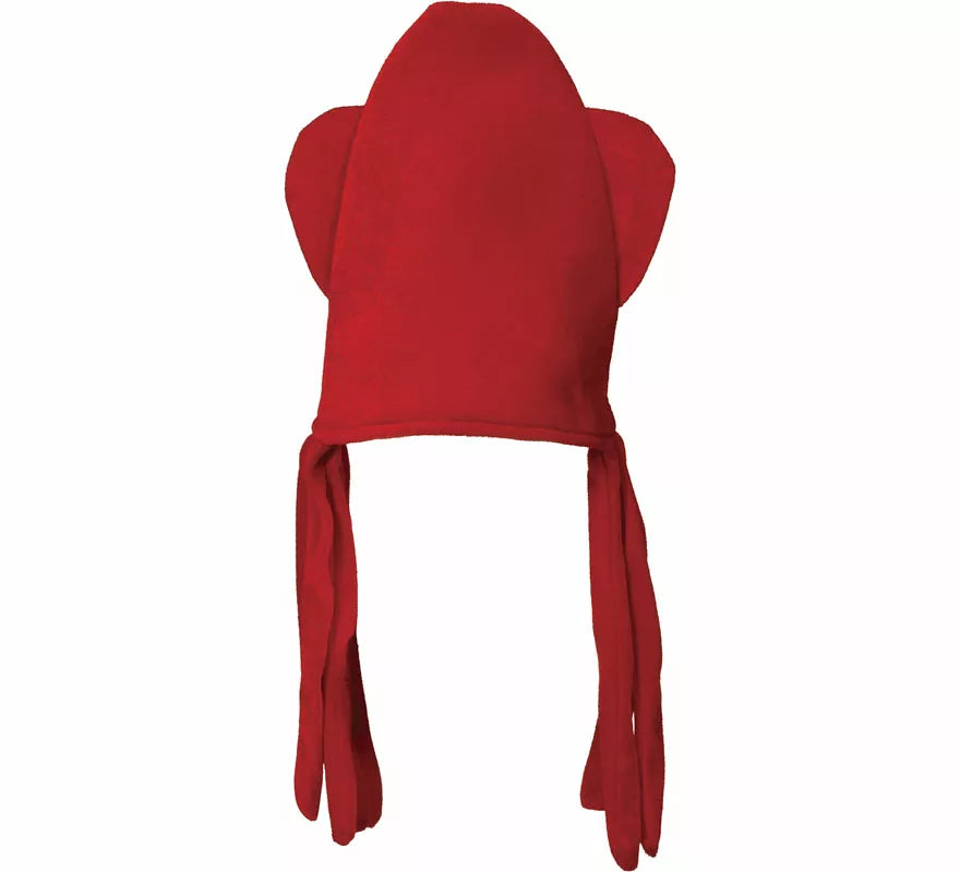 Gorro de Pulpo rojo adulto