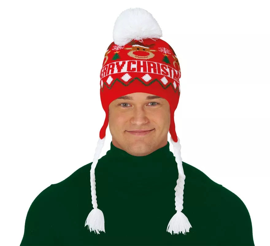 Translation missing: en.Gorro de Reno con Trenzas