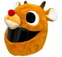 Christmas Reindeer Hat for Full-Face Motorcycle Helmets