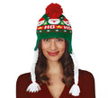 Gorro de Santa Claus con Trenzas