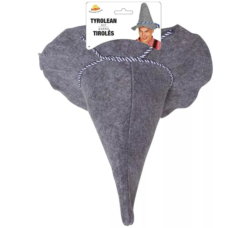 Gorro de Tirolés gris