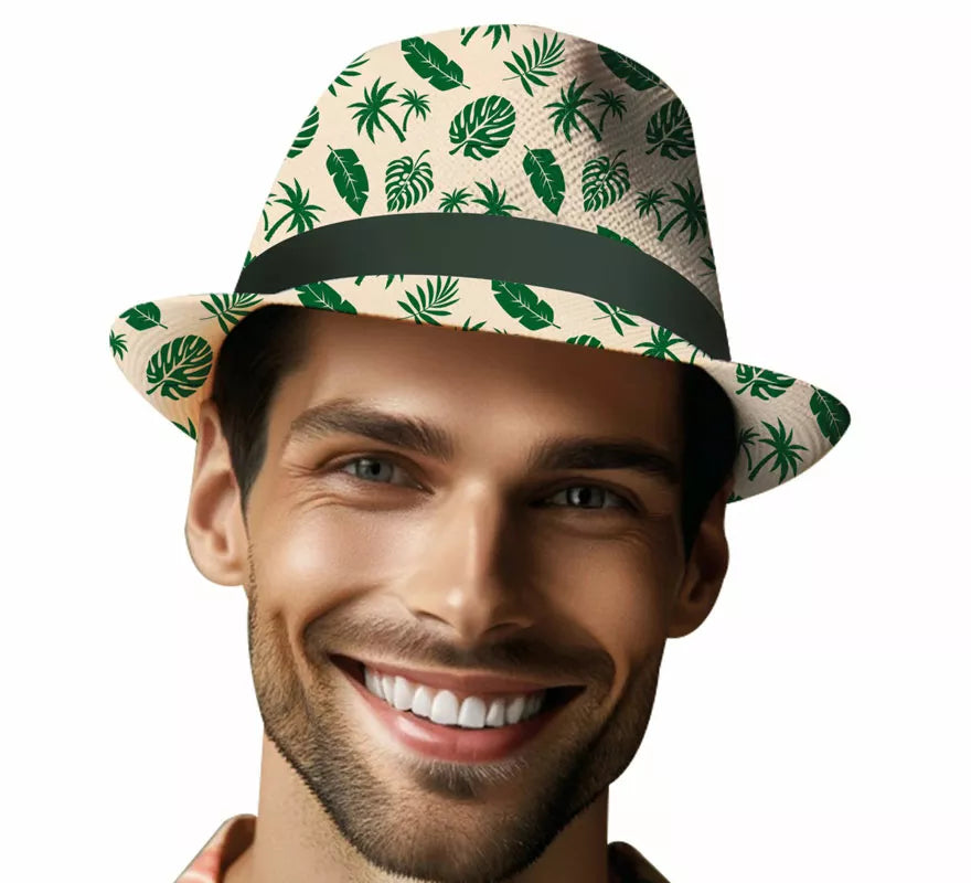 Translation missing: en.Gorro de Verano Hojas verdes adulto