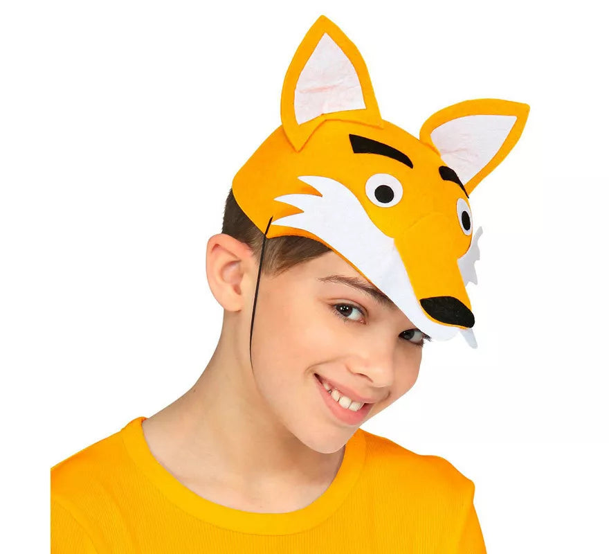 Gorro de Zorro de Fieltro para niños