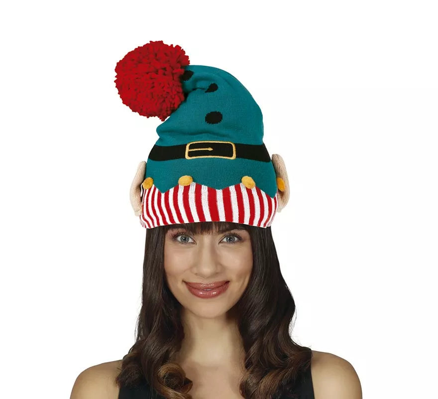 Gorro Elfo con Borla