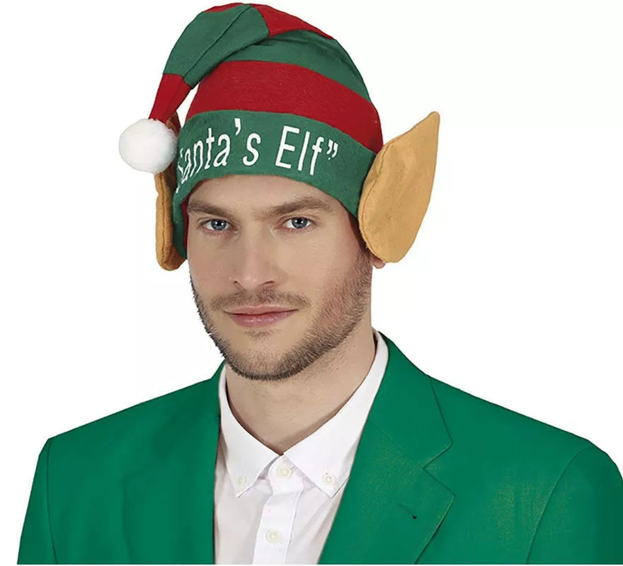 Translation missing: en.Gorro Elfo verde y rojo con orejas