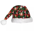 Gorro Figuras Navideñas verde