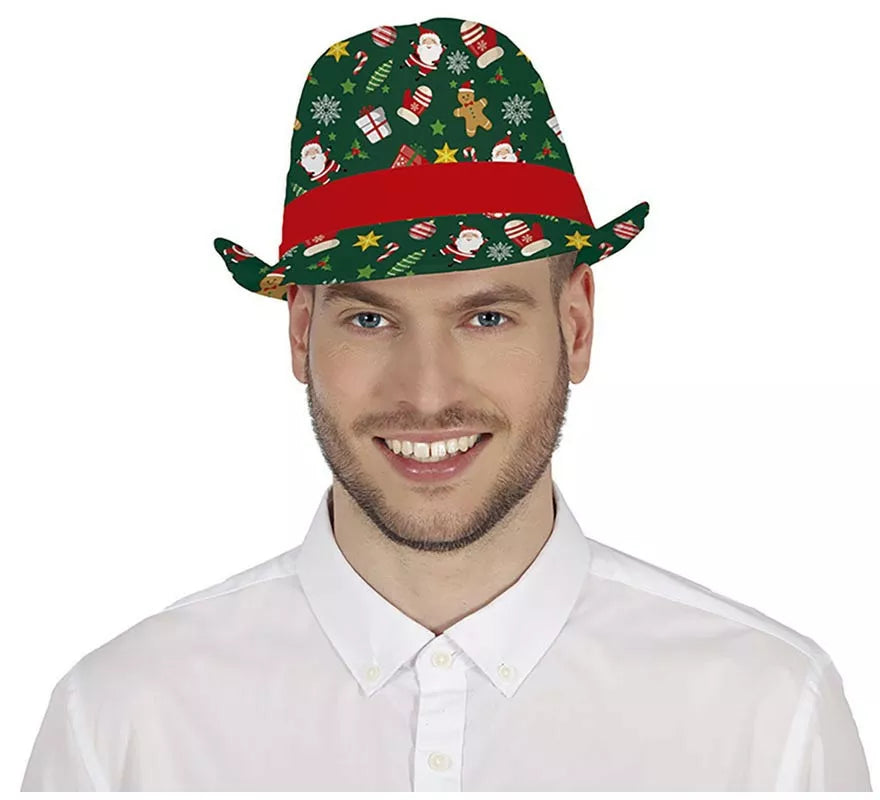 Translation missing: en.Gorro Gángster Navideño verde