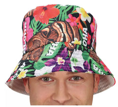 Adult Aloha Floral Hawaiian Hat