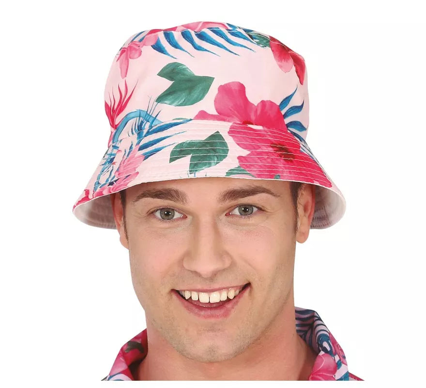 Gorro Hawaiano de Flamenco para adultos