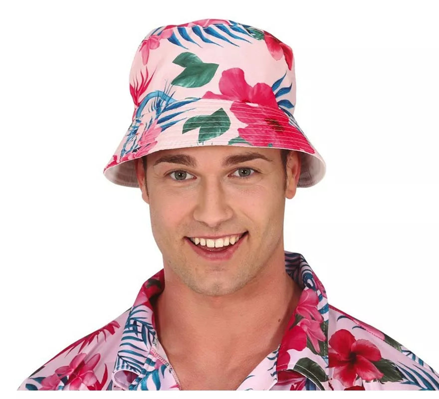 Gorro Hawaiano de Flamenco para adultos
