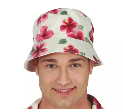 Gorro Hawaiano de Flores para adultos