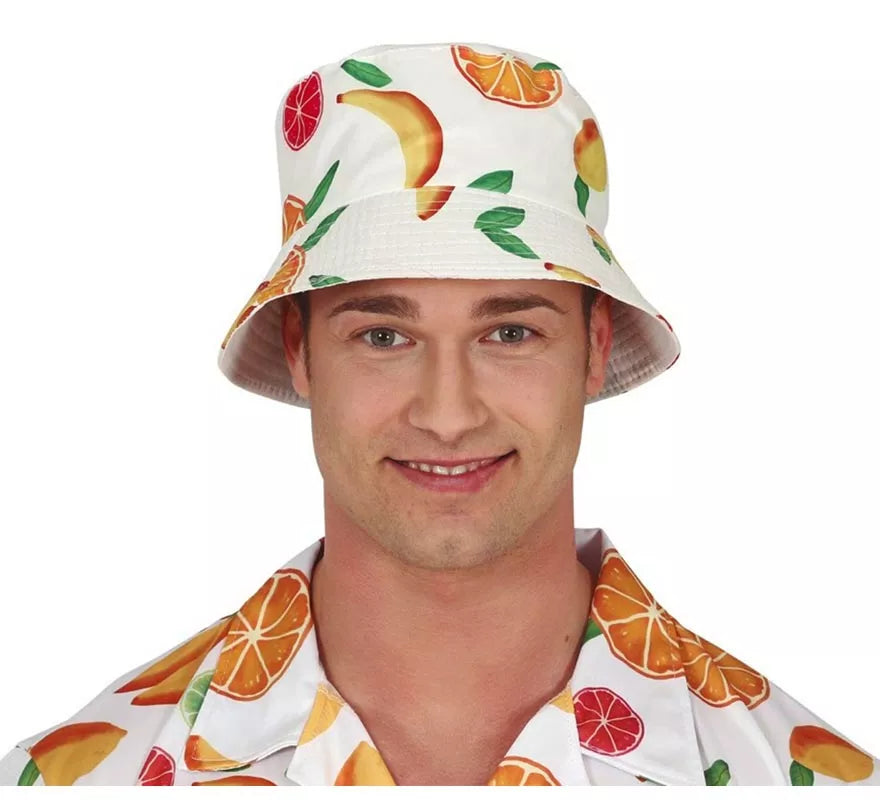 Gorro Hawaiano de Frutas para adultos
